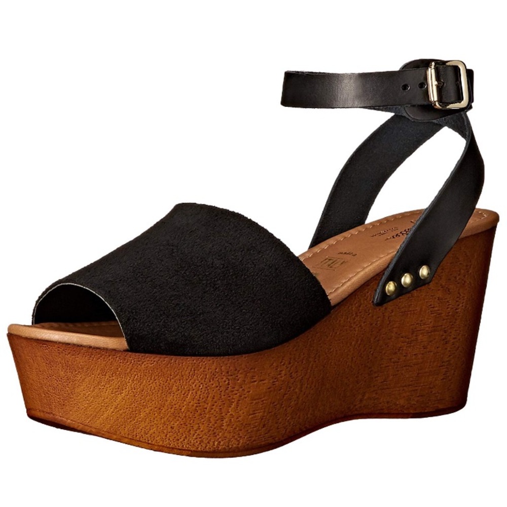 Seychelles forward black suede leather